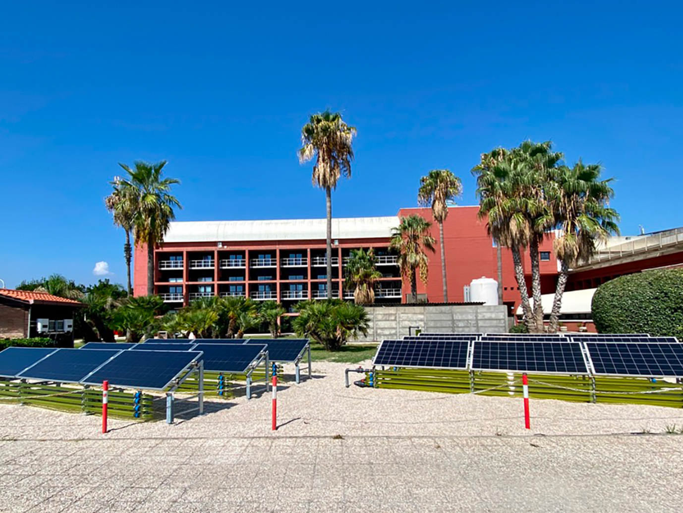 Vista dell'ingresso del Centro Ricerche ENEA di Portici